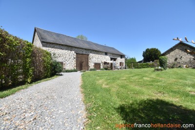 Grange aménagée avec goût
