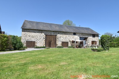 Grange aménagée avec goût