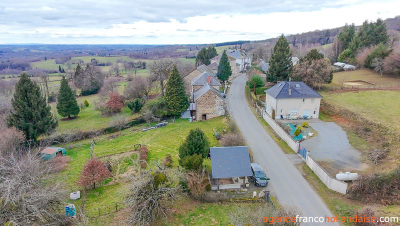 Maison de village avec grange et 2.300m²